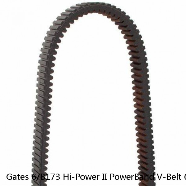Gates 6/B173 Hi-Power II PowerBand V-Belt 6 Bands Resistance to Weathering HR