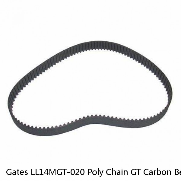 Gates LL14MGT-020 Poly Chain GT Carbon Belting, 14mm Pitch, 20mm Width, 16 Feet